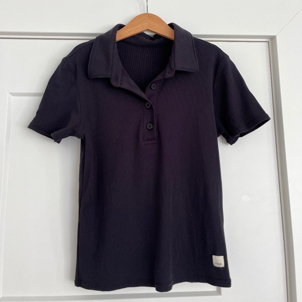 Vuori Mudra Fitted Polo Crop Golf Shirt